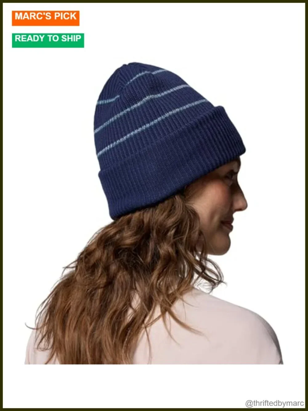 Recycled Polyester Beanie Hat Cuffed Winter Hat